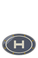 Plateforme de l'héliport